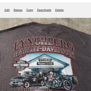 Harley Davidson Lynchburg Tennessee T-shirt